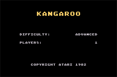 Kangaroo - Screenshot - Game Title Image