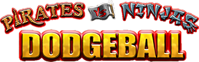 Pirates vs Ninjas Dodgeball - Clear Logo Image