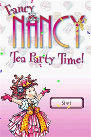 Fancy Nancy: Tea Party Time! - Screenshot - Game Title Image