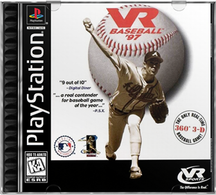VR Baseball '97 - Box - Front - Reconstructed Image