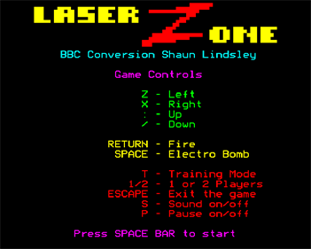 Laser Zone - Screenshot - Game Title Image