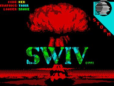 SWIV - Screenshot - Game Title Image