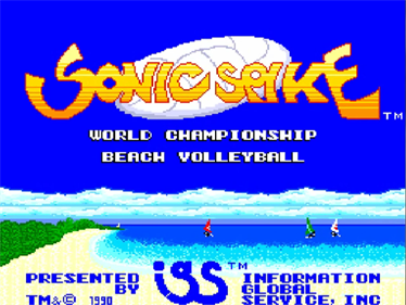 Sonic Spike - Screenshot - Game Title Image