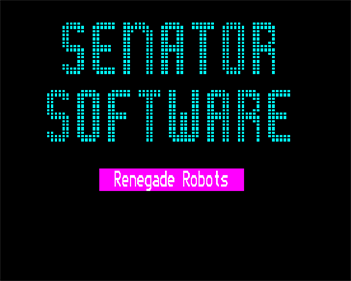 Renegade Robots - Screenshot - Game Title Image