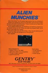 Alien Munchies - Box - Back Image