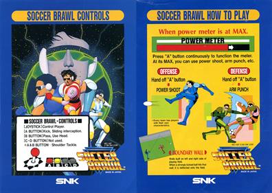 Soccer Brawl - Arcade - Controls Information Image