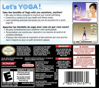 Let's Yoga! - Box - Back Image