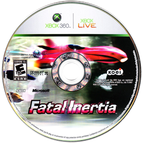 Fatal Inertia - Disc Image