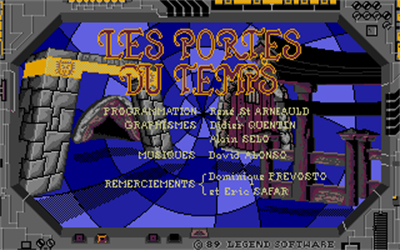 Les Portes du Temps - Screenshot - Game Title Image