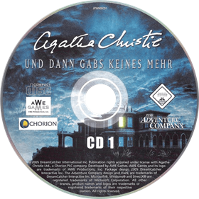 Agatha Christie: And Then There Were None - Disc Image