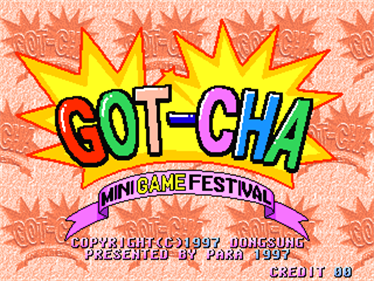 Got-cha Mini Game Festival - Screenshot - Game Title Image