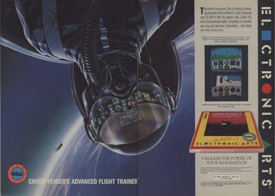 Chuck Yeager's Advanced Flight Trainer - Advertisement Flyer - Front Image