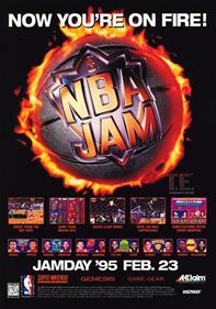 NBA Jam: Tournament Edition - Advertisement Flyer - Front Image