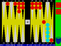 Backgammon (Psion Software/Sinclair Research)