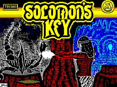 Solomon's Key  - Screenshot - Game Title Image