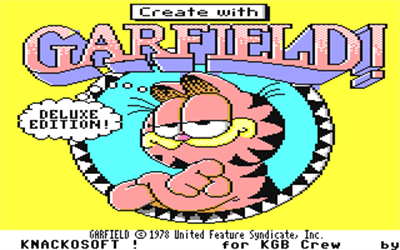 Create with Garfield! Deluxe Edition - Screenshot - Game Title Image