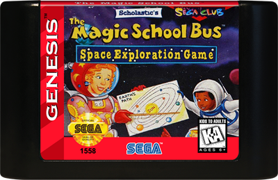 The Magic School Bus: Space Exploration Game - Cart - Front Image