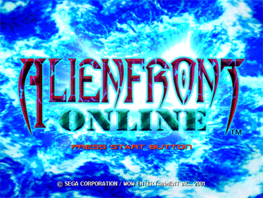 Alien Front Online - Screenshot - Game Title Image