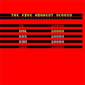 NATO Defense - Screenshot - High Scores Image