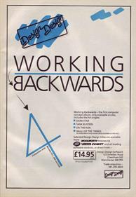 Working Backwards - Advertisement Flyer - Front Image