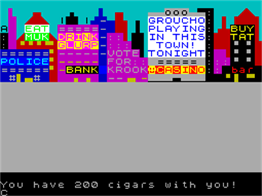 My Name Is Uncle Groucho, You Win A Fat Cigar - Screenshot - Gameplay Image