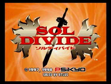 Sol Divide - Screenshot - Game Title Image
