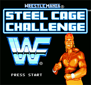 WWF WrestleMania: Steel Cage Challenge - Screenshot - Game Title Image