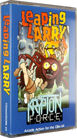 Leaping Larry (Krypton Force) - Box - 3D Image