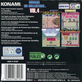 Konami GB Collection: Vol.4 - Box - Back Image