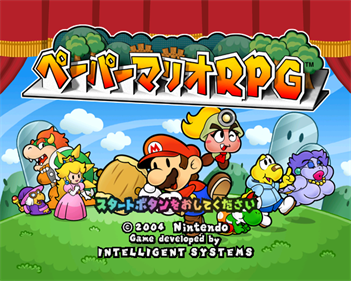 Paper Mario: The Thousand-Year Door - Screenshot - Game Title Image