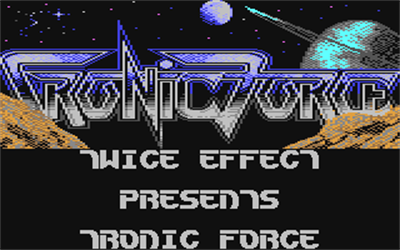 Tronic Force - Screenshot - Game Title Image