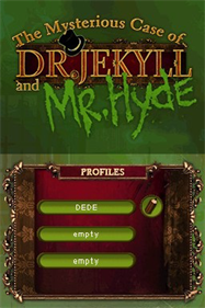 The Mysterious Case of Dr. Jekyll & Mr. Hyde - Screenshot - Game Title Image