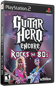 Guitar Hero Encore: Rocks the 80s - Box - 3D Image