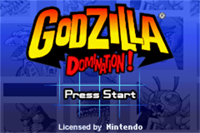 Godzilla: Domination! - Screenshot - Game Title Image