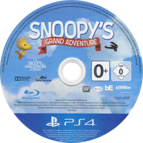 Snoopy's Grand Adventure - Disc Image