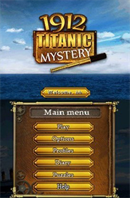 Titanic Mystery - Screenshot - Game Title Image