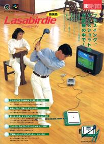 Lasabirdie Personal Golf Simulator: Get in the Hole - Advertisement Flyer - Front Image