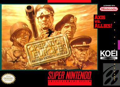 Operation Europe: Path to Victory 1939-45 - Box - Front Image