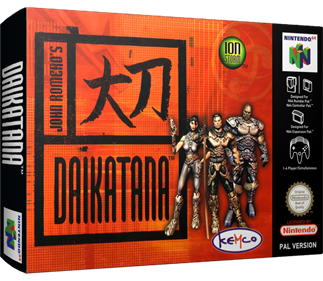 John Romero's Daikatana - Box - 3D Image