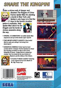 The Amazing Spider-Man vs. The Kingpin - Box - Back Image