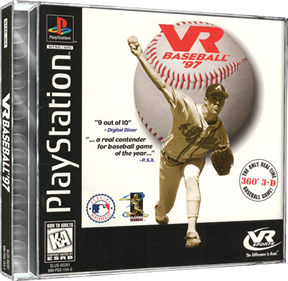 VR Baseball '97 - Box - 3D Image