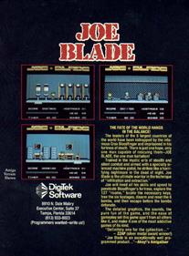 Joe Blade - Box - Back Image