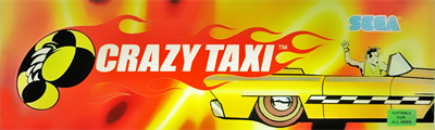 Crazy Taxi - Arcade - Marquee Image