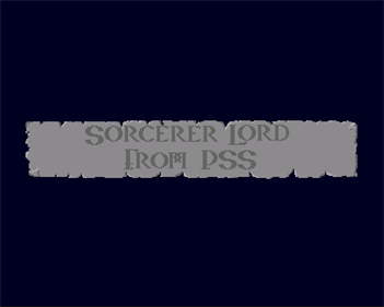 Sorcerer Lord - Screenshot - Game Title Image