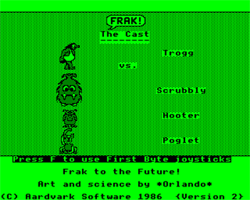 Frak! - Screenshot - Gameplay Image