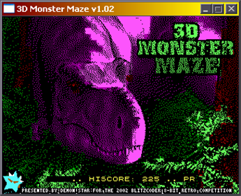 3D Monster Maze - Screenshot - Game Title Image