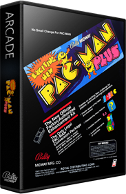 Pac-Man Plus - Box - 3D Image