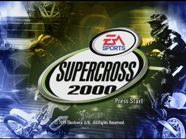 Supercross 2000 - Screenshot - Game Title Image