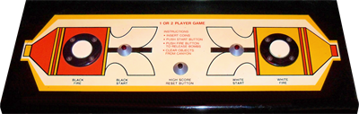 Canyon Bomber - Arcade - Control Panel Image