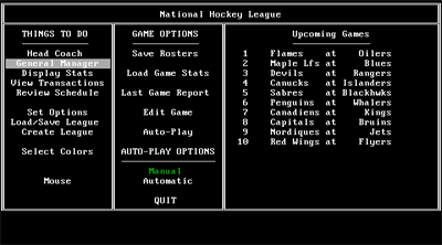 Hockey League Simulator - Screenshot - Game Title Image
